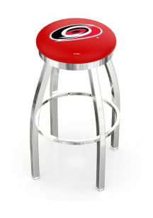 Carolina Hurricanes Chrome Pub Stool - Silver