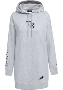 Pro Standard Tampa Bay Rays Womens Grey Classic Short Sleeve Dress