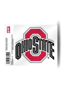 Red Ohio State Buckeyes Small Static Cling