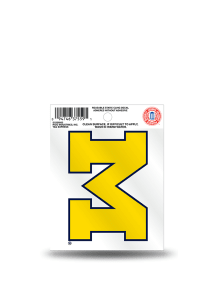 Michigan Wolverines Small Auto Static Cling
