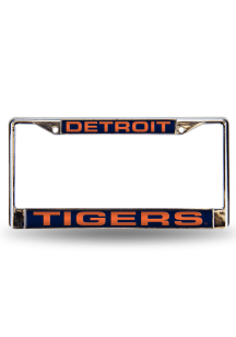 Detroit Tigers Team Name Chrome License Frame
