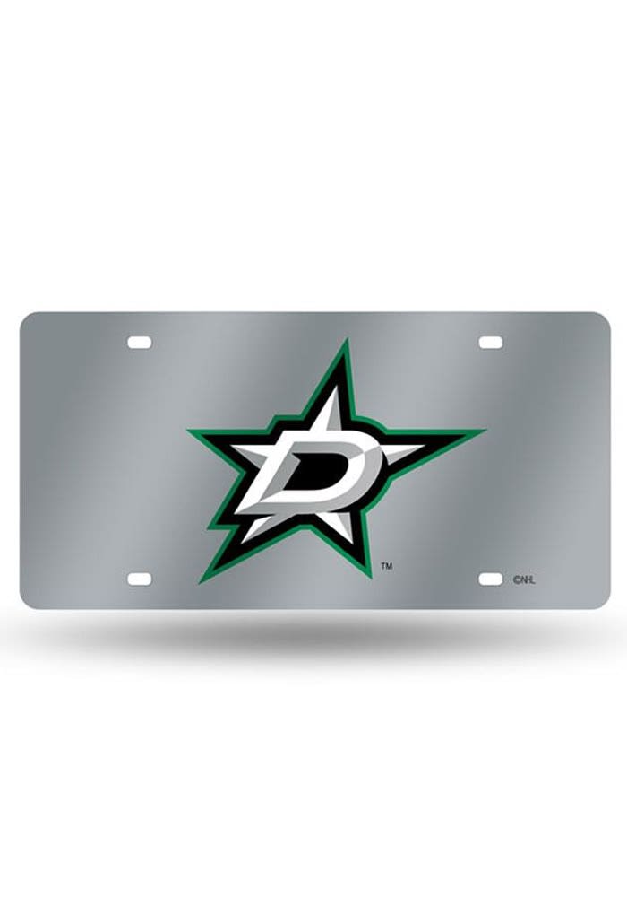 Dallas Stars License Plate Dallas Stars Silver License Tag SILVER