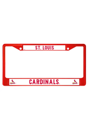 St Louis Cardinals Red Chrome License Frame