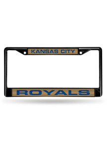 Kansas City Royals Black Chrome License Frame