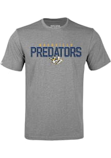 Levelwear Nashville Predators Grey Richmond Carve Short Sleeve T Shirt