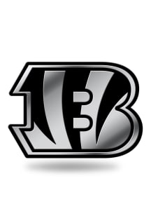 Cincinnati Bengals Molded Logo Car Emblem - Grey