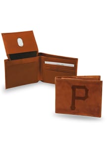 Pittsburgh Pirates Embossed Leather Mens Bifold Wallet