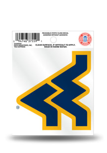 West Virginia Mountaineers Small Auto Static Cling