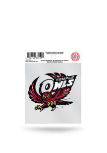 Temple Owls Small Auto Static Cling