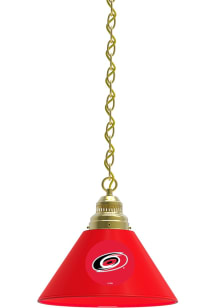 Carolina Hurricanes Single Gold Billiard Lamp