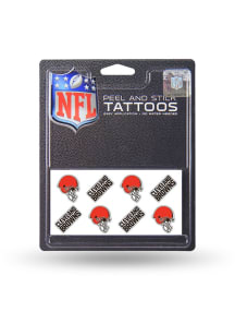 Cleveland Browns 8 Pack Peel Stick Tattoo