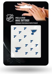 St Louis Blues Peel Stick Fingernail Tattoo