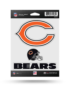Chicago Bears 3PK Auto Decal - Blue