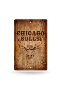 Chicago Bulls Fantique Plastic Wood-Look Sign