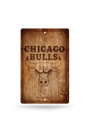 Chicago Bulls Fantique Plastic Wood-Look Sign