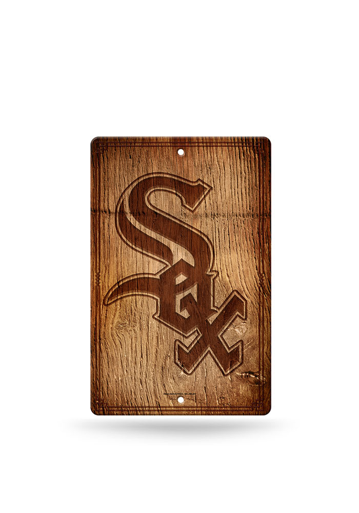 Chicago White Sox Fantique Plastic Wood-Look Sign