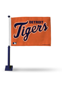 Detroit Tigers 11x16 Silk Screen Print Car Flag - Blue