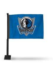 Dallas Mavericks 11x16 Silk Screen Print Car Flag - Blue