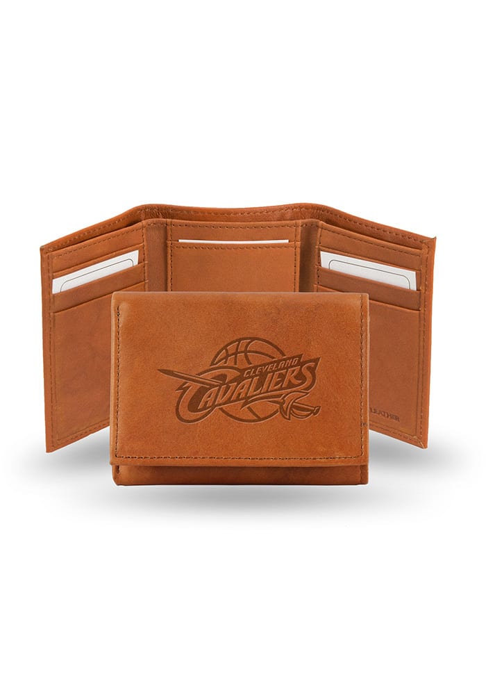 Cleveland Cavaliers Leather Mens Trifold Wallet