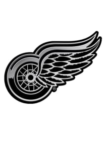 Detroit Red Wings Molded Plastic Car Emblem - Silver