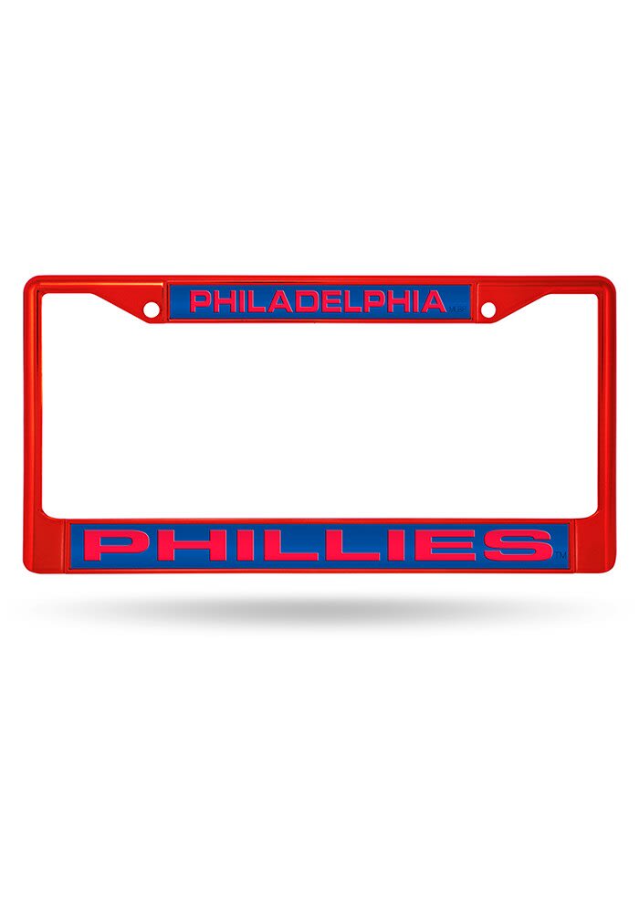 Philadelphia Phillies License Frame Phillies Chrome Inlaid License