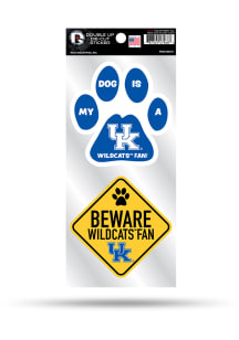 Kentucky Wildcats 2-Piece Pet Themed Auto Decal - Blue