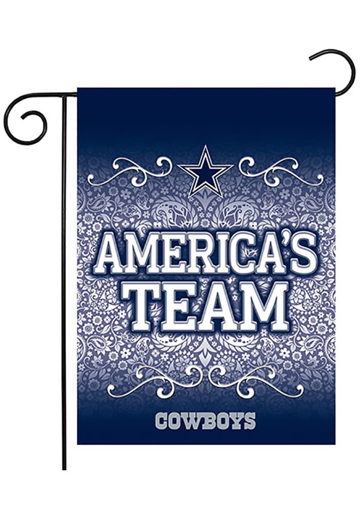 Dallas Cowboys Vintage Linen Garden Flag Dallas Cowboys