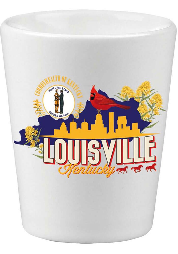 Louisville Skyline Shot Glass