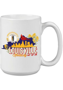 Louisville Skyline and State Flowers 15oz Mug
