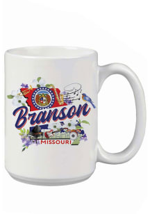 Branson Skyline and State Flowers 15oz Mug