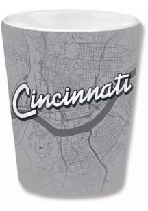 Cincinnati Wordmark and Map Shot Glass