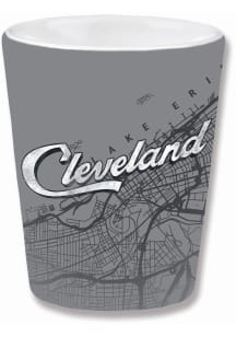 Cleveland Wordmark and Map Shot Glass