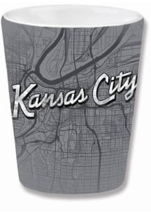 Kansas City Wordmark and Map Shot Glass