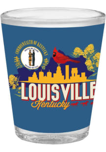 Louisville Blue 2 oz Shot Glass