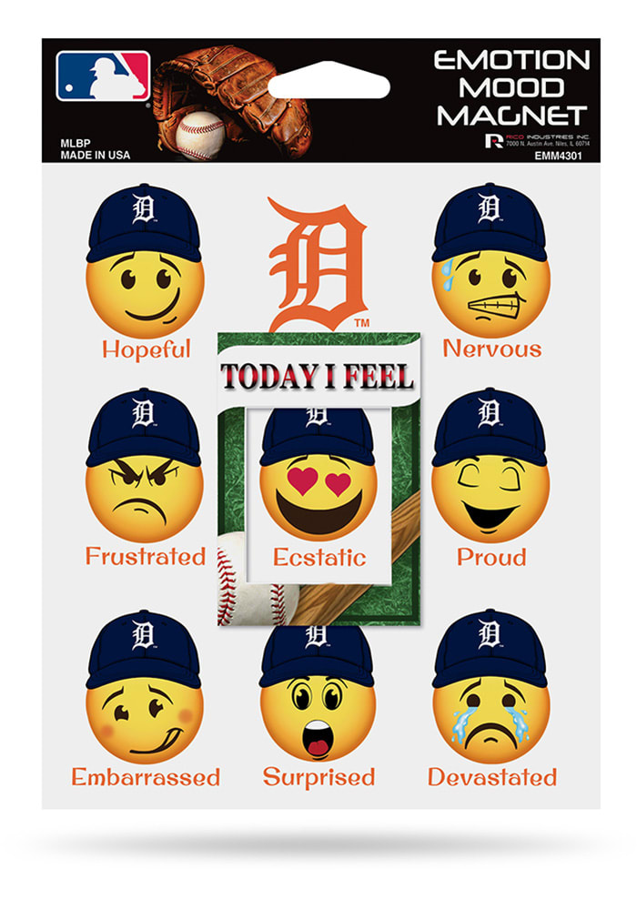 Detroit Tigers Emotion Mood Magnet
