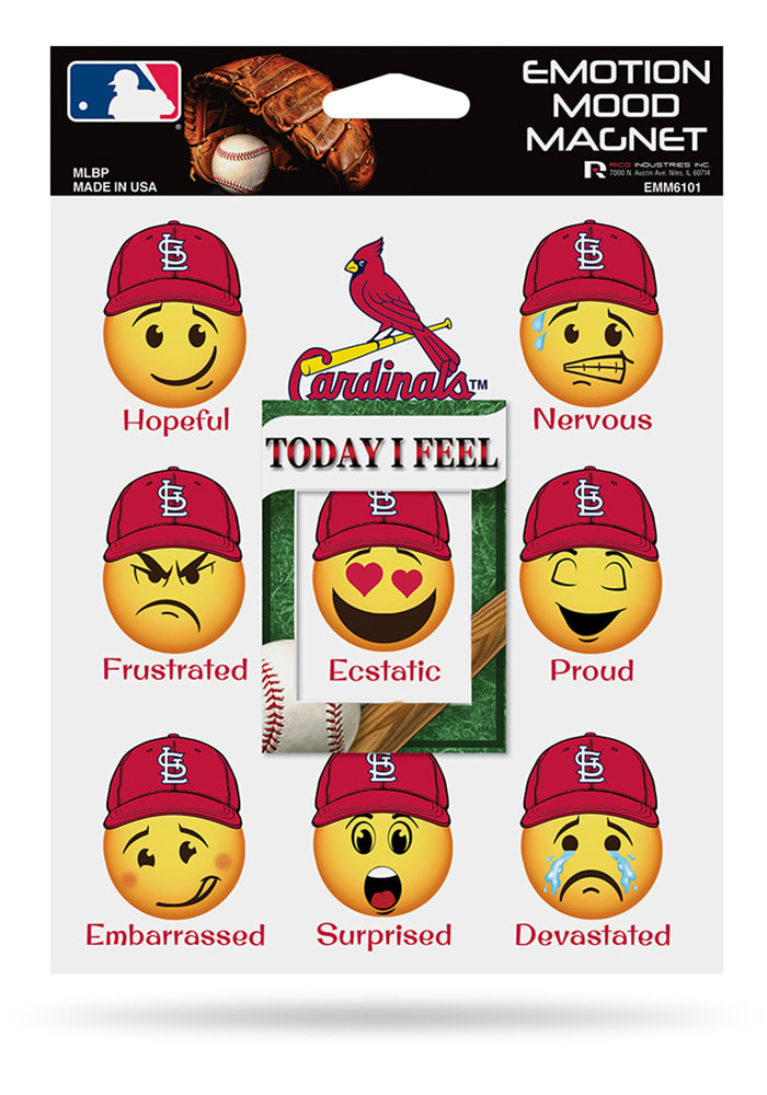 St Louis Cardinals Emotion Mood Magnet