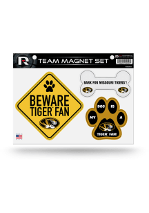 Missouri Tigers 3-Piece Pet Themed Pet Magnet