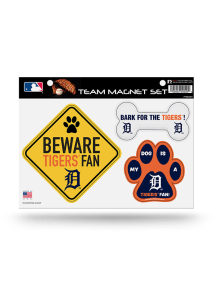 Detroit Tigers 3-Piece Pet Themed Pet Magnet