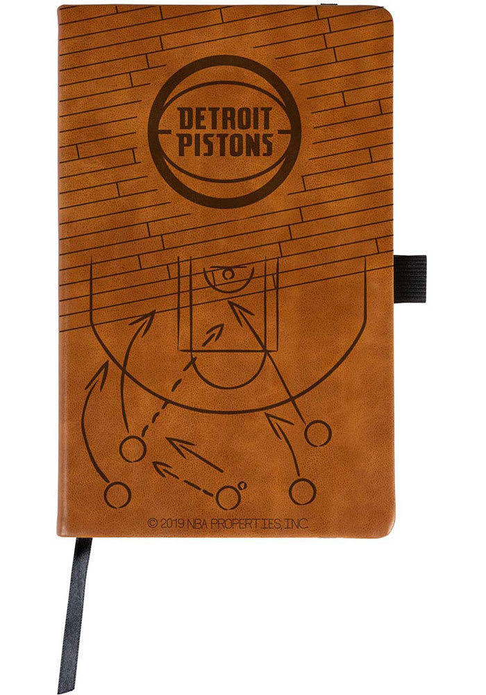 Detroit Pistons Laser Engraved Small Notebooks and Folders