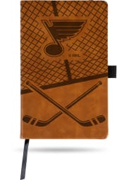 St Louis Blues Laser Engraved Small Notepad