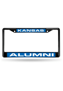 Kansas Jayhawks Black Alumni License Frame