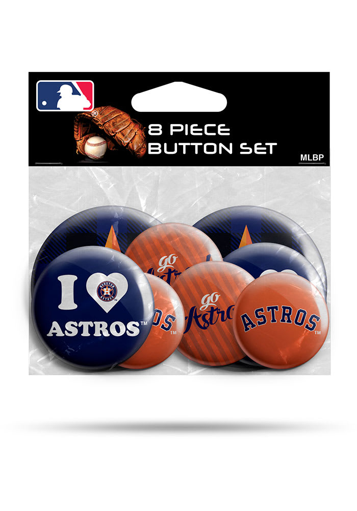 Houston Astros 8 Pack Button