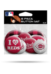Cincinnati Reds 8 Pack Button