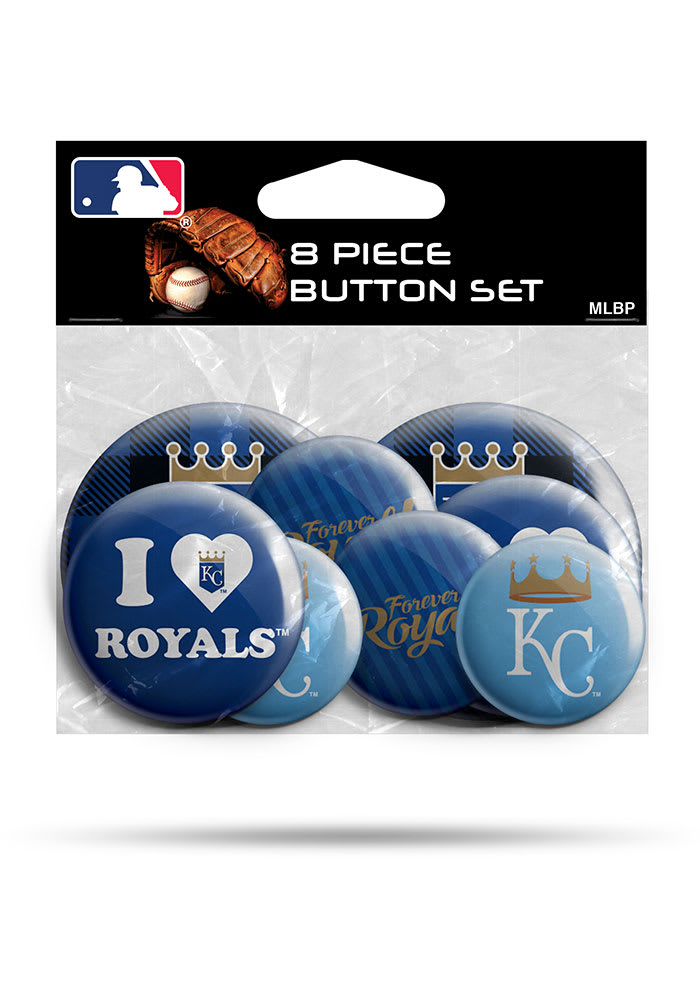 Kansas City Royals Buttons 8ct