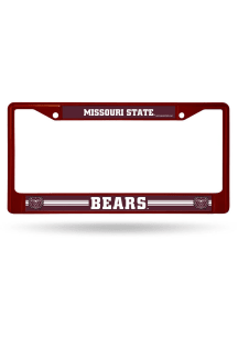 Missouri State Bears Colored Chrome License Frame