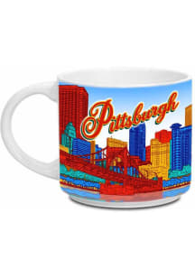 Pittsburgh Skyline White 14 oz Metro Mug