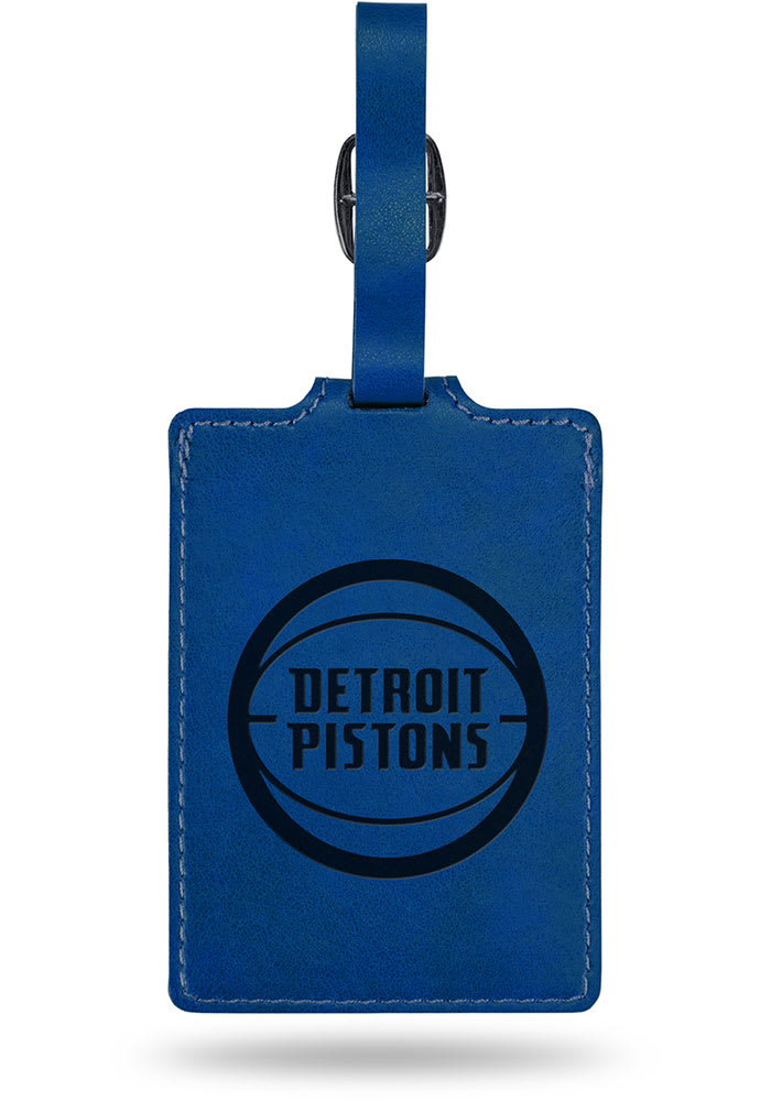 Detroit Pistons Blue Royal Luggage Tag