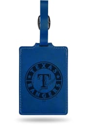 Texas Rangers Blue Royal Luggage Tag