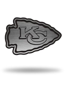 Kansas City Chiefs Antique Nickel Car Emblem - Silver