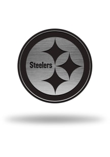Pittsburgh Steelers Antique Nickel Car Emblem - Silver